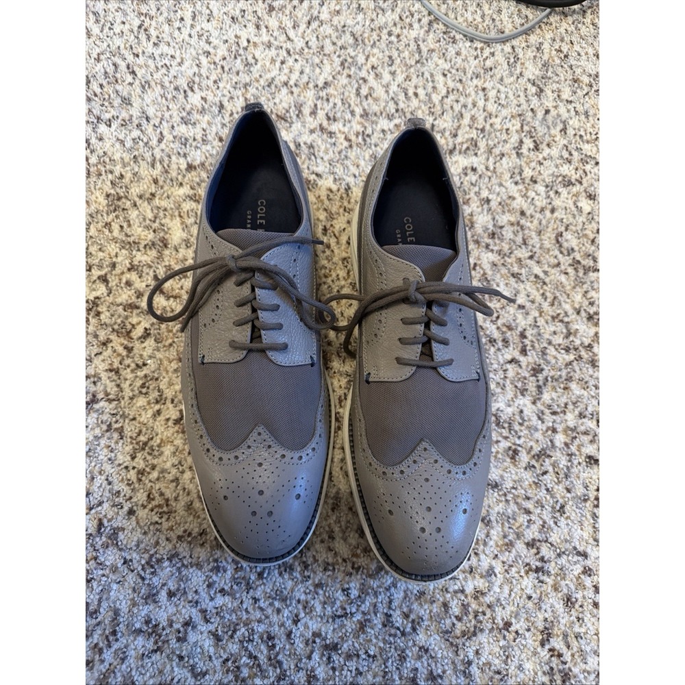 Cole Haan Original Grand OS Gray Oxford Men Leather/Mesh Size 11.5